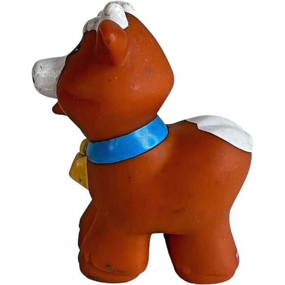 Mattel Fisher Price Little People 2001 Horse & 1997 Cow Farm Animals Vintage - Picture 9 of 11